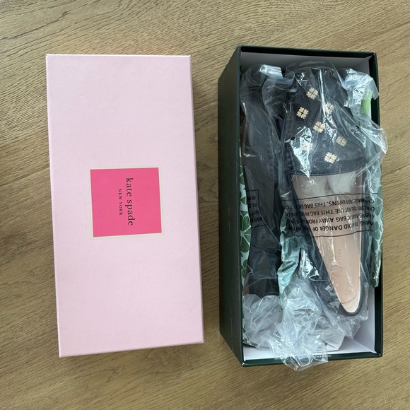 Kate Spade Black Leather Deck Driver Slip On Loafers - Picture 3 of 9